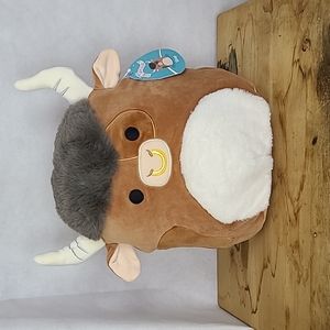5️⃣4️⃣"Shep" the brown spotted bull NWT 11" Squishmallows